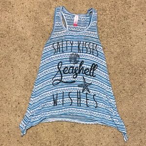 Beach themed tank top (could be coverup)